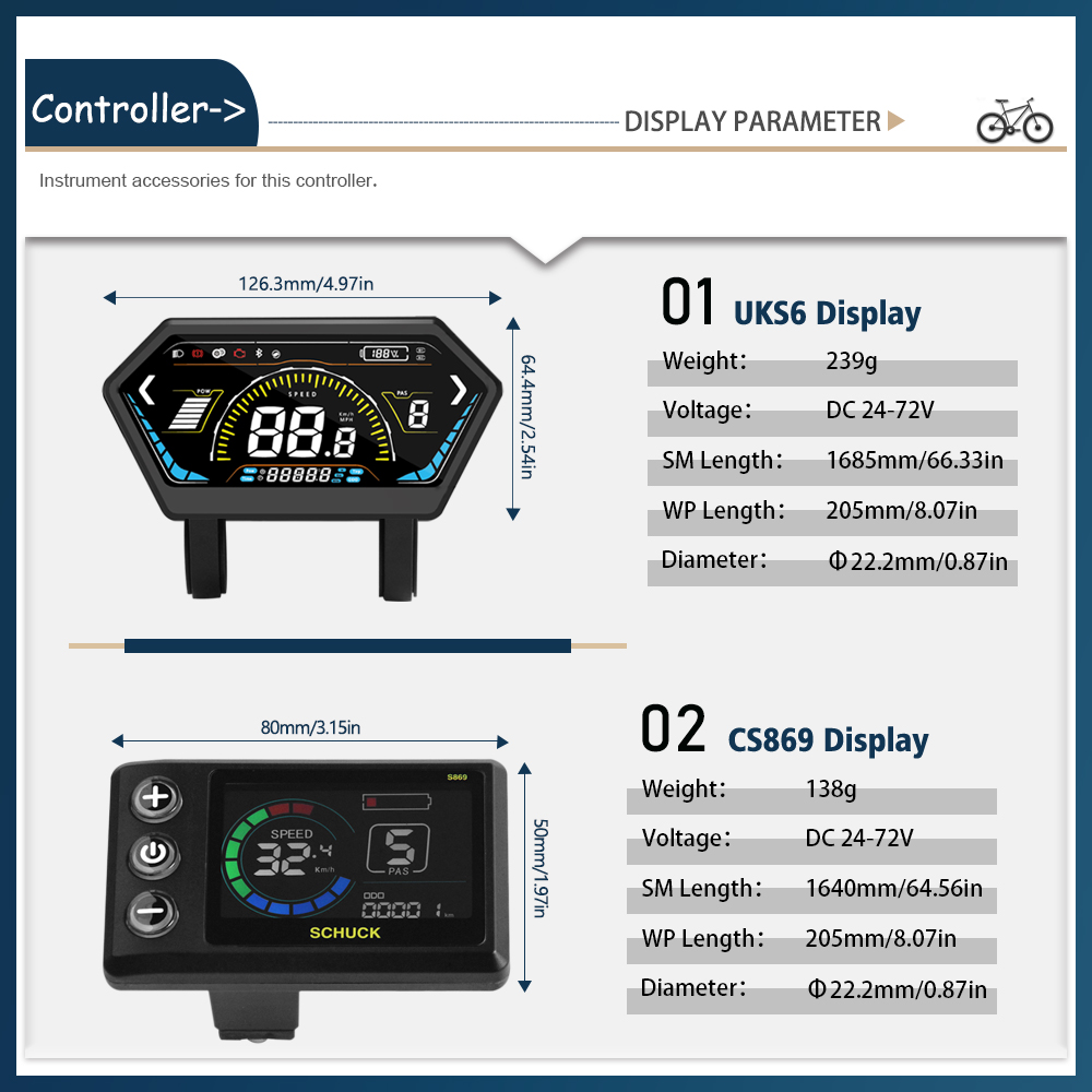 Ebike Controller 48V/72V 3 mod - Ebike Conversion Kit 72V 3000W 评论和价格