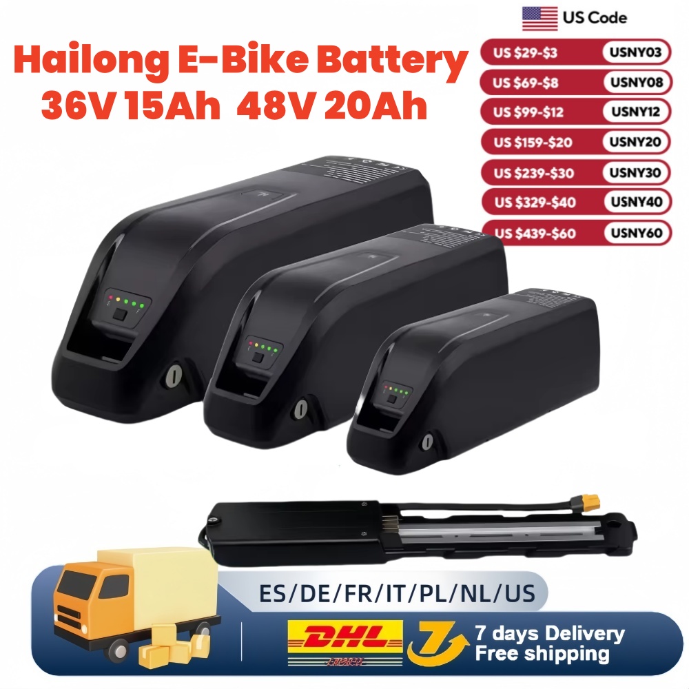 36V 48V 52V Hailong Ebike Batt - Ebike Battery 48V 20Ah Hailong 评论和价格