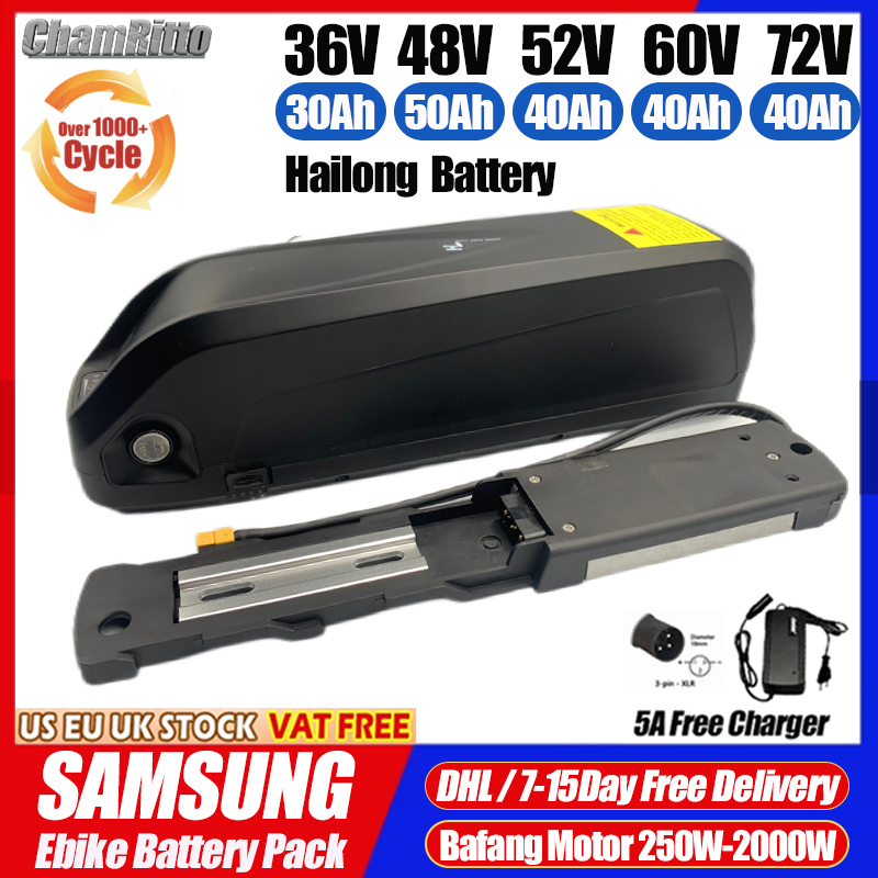 Electric Bicycle 48V 36V 52V 3 - Electric Bicycle Battery 72V 30Ah 评论和价格