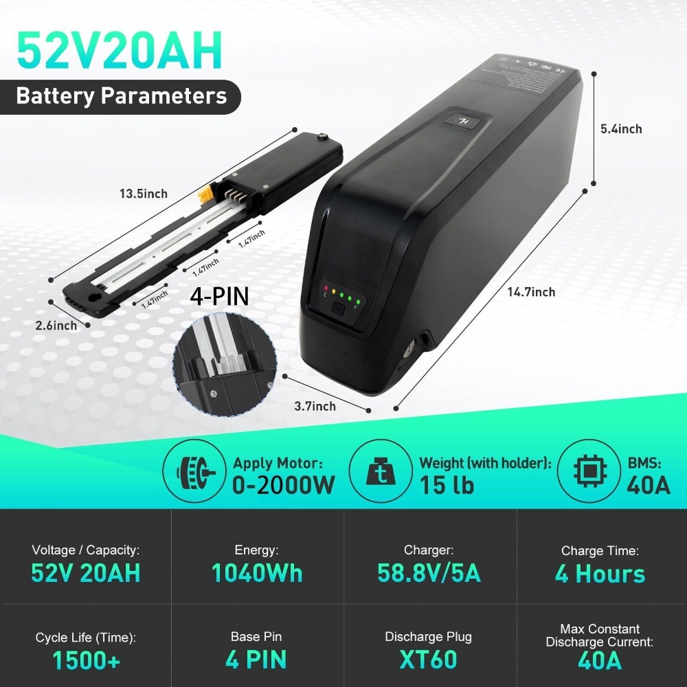 Aleaivy Hailong eke Battery 36 - Ebike Battery 48V 20Ah Hailong 评论和价格