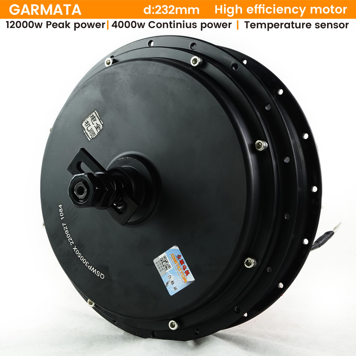 QS Brushless Hub Motor Ebike M - 72V 5000W Hub Motor Kit 评论和价格